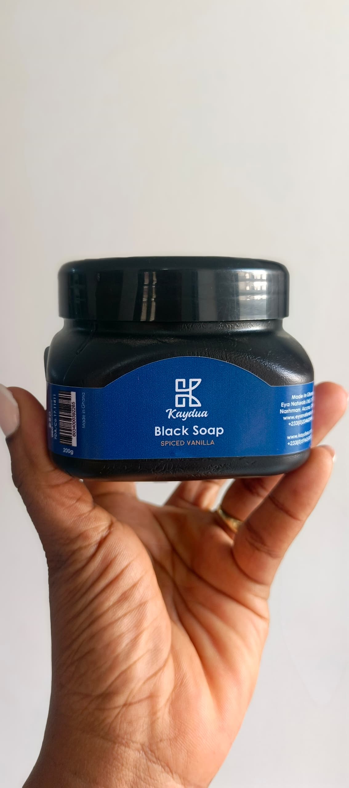 African Black Soap in Jar